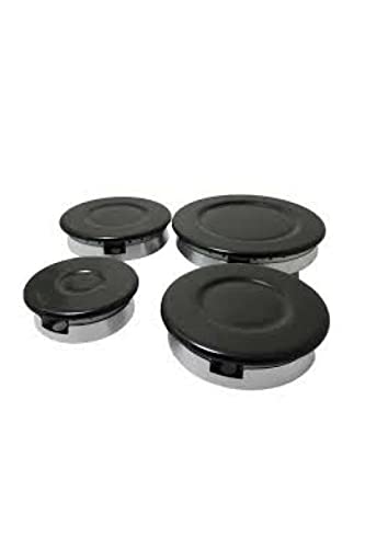 Burner Hat Set Cooker Oven Hob Cap Cover Flame Gas Crown Kitchen Accessories Quality Compatible For Many Ovens 8 Pcs stove knob