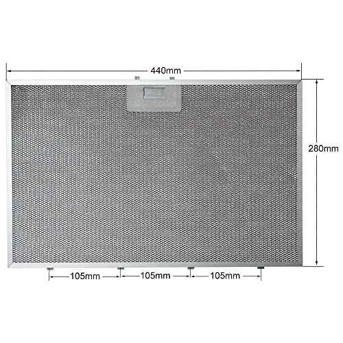 7.99 $ | 9198810134 Dunstabzugshaubenfilter 440x280 mm Dunstabzugshaube Fettfilter Küchenabzieher Aluminiumsauger 44x28 cm 81455031