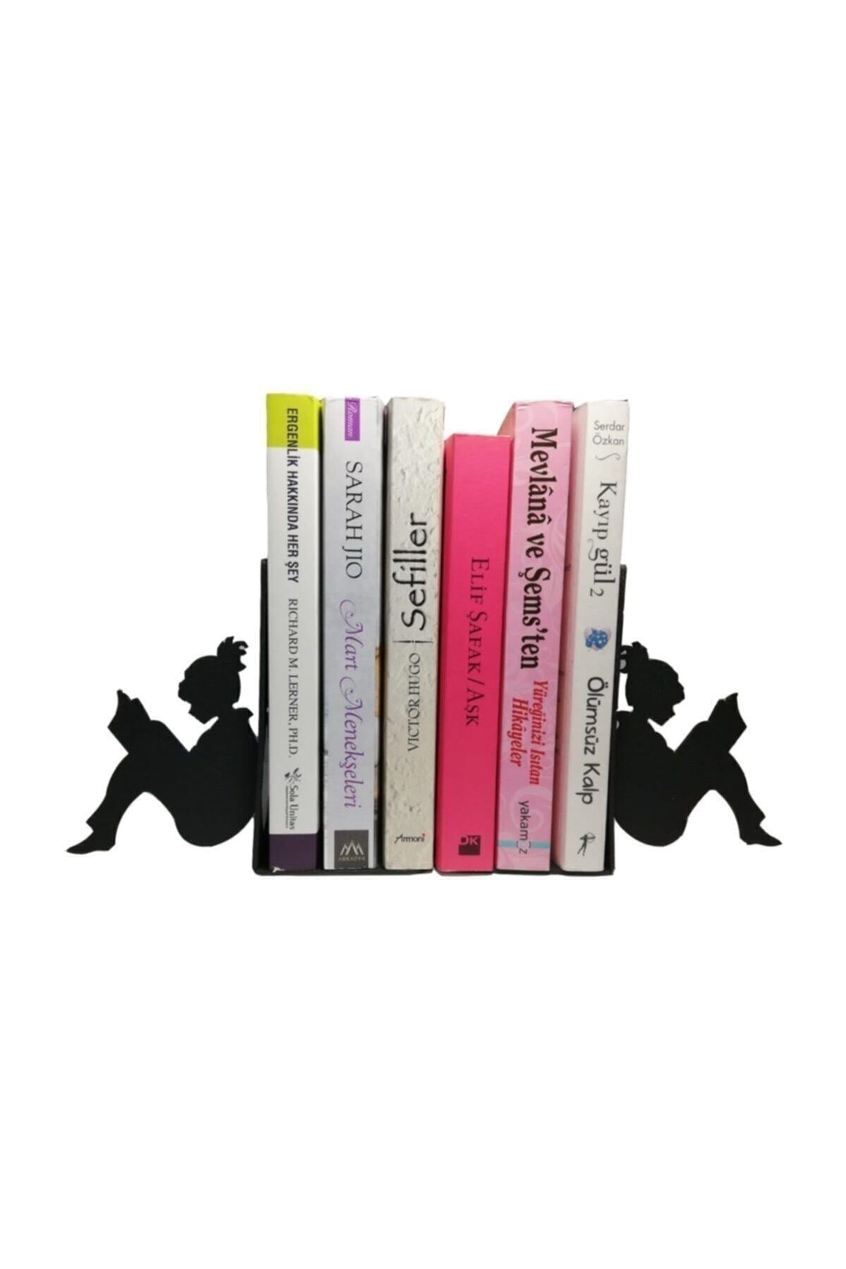 Figured Decorative Metal Book Holder, Book Support, Book Organizer, Gift Black cat, Bike, Elephant Ballerina, Giraffe, Reading