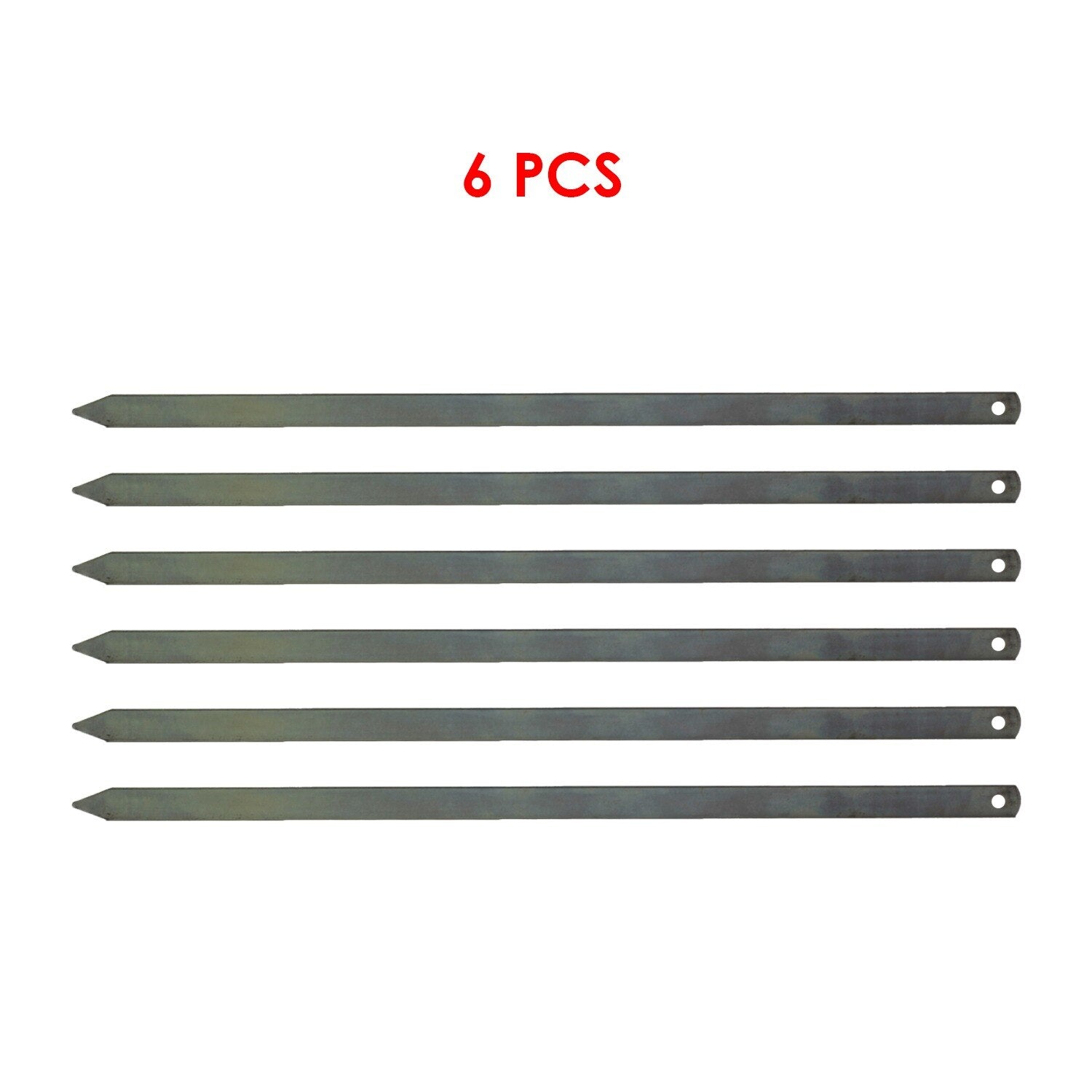 50cm Adana Kebab Skewers - Premium Galvanized Iron for Delicious Doner Meat Grilling and Shish Cooking Wide Flat BBQ